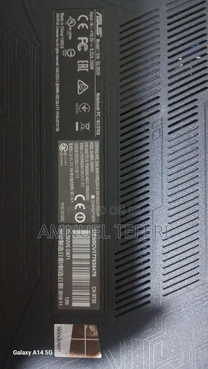 Laptop Asus VivoBook 15 X505BA 16GB Nvidia SSD 512GB