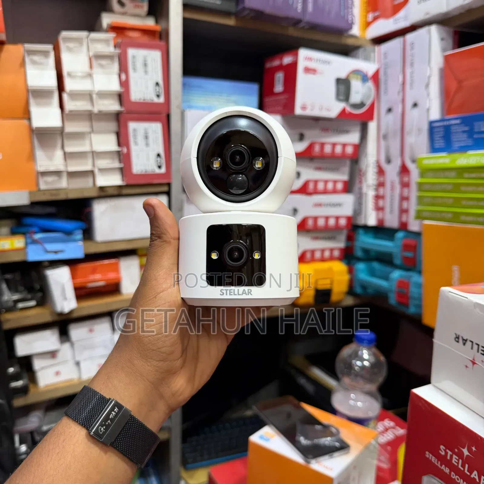 Stellar Sim Card With Battery Dual-Lens Security Camera
