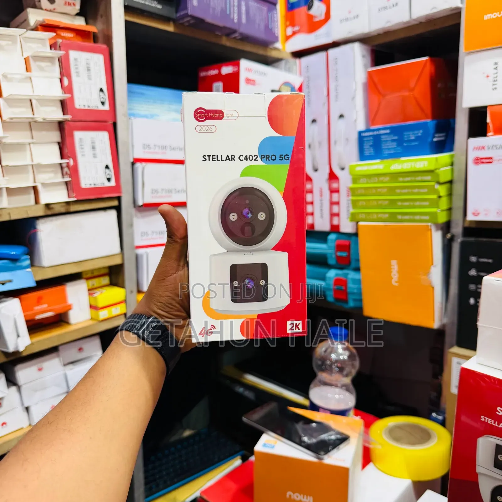 Stellar Sim Card With Battery Dual-Lens Security Camera