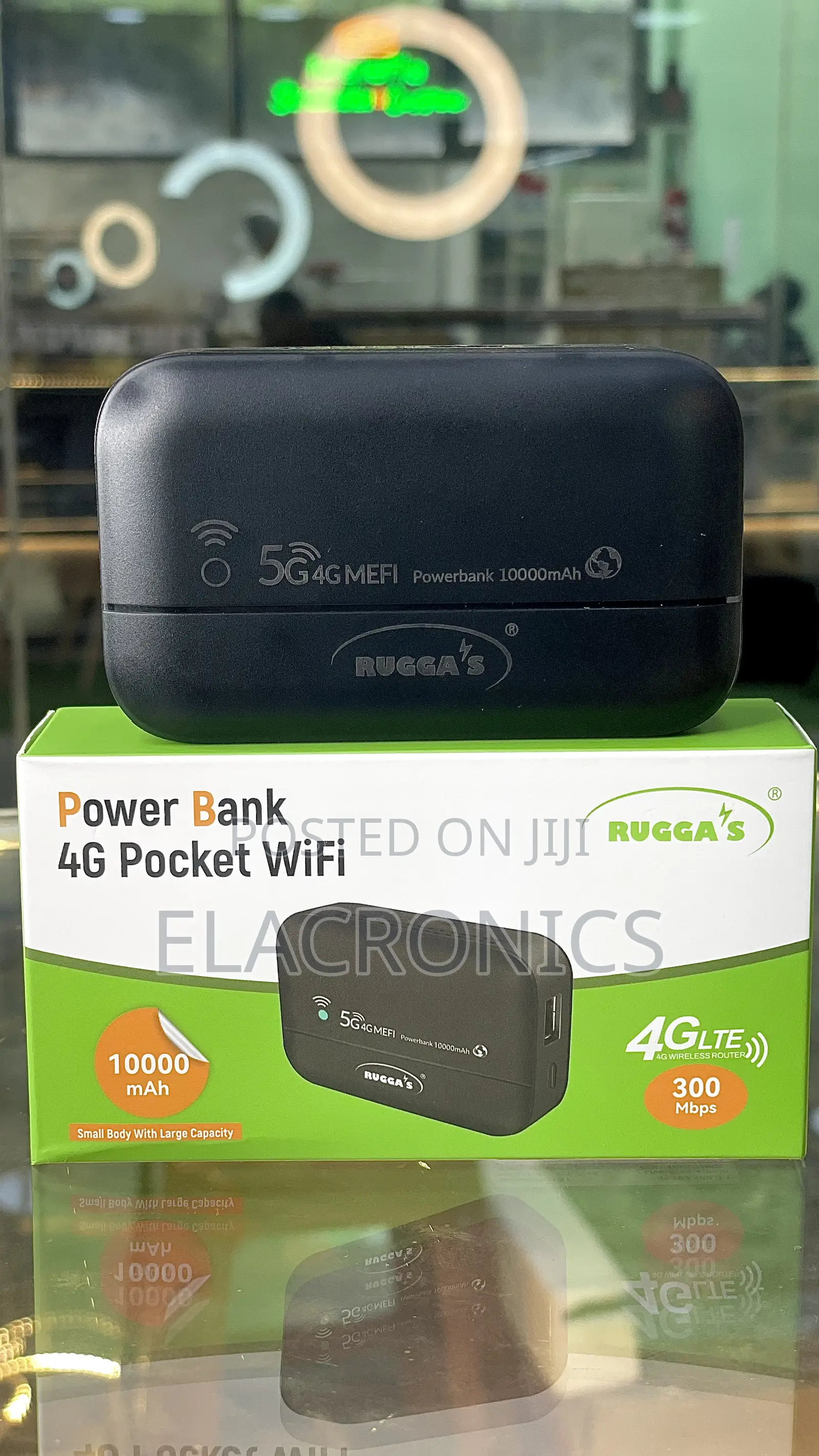 Ruggas Router(Wifi) + Power Bank (2-in-1)