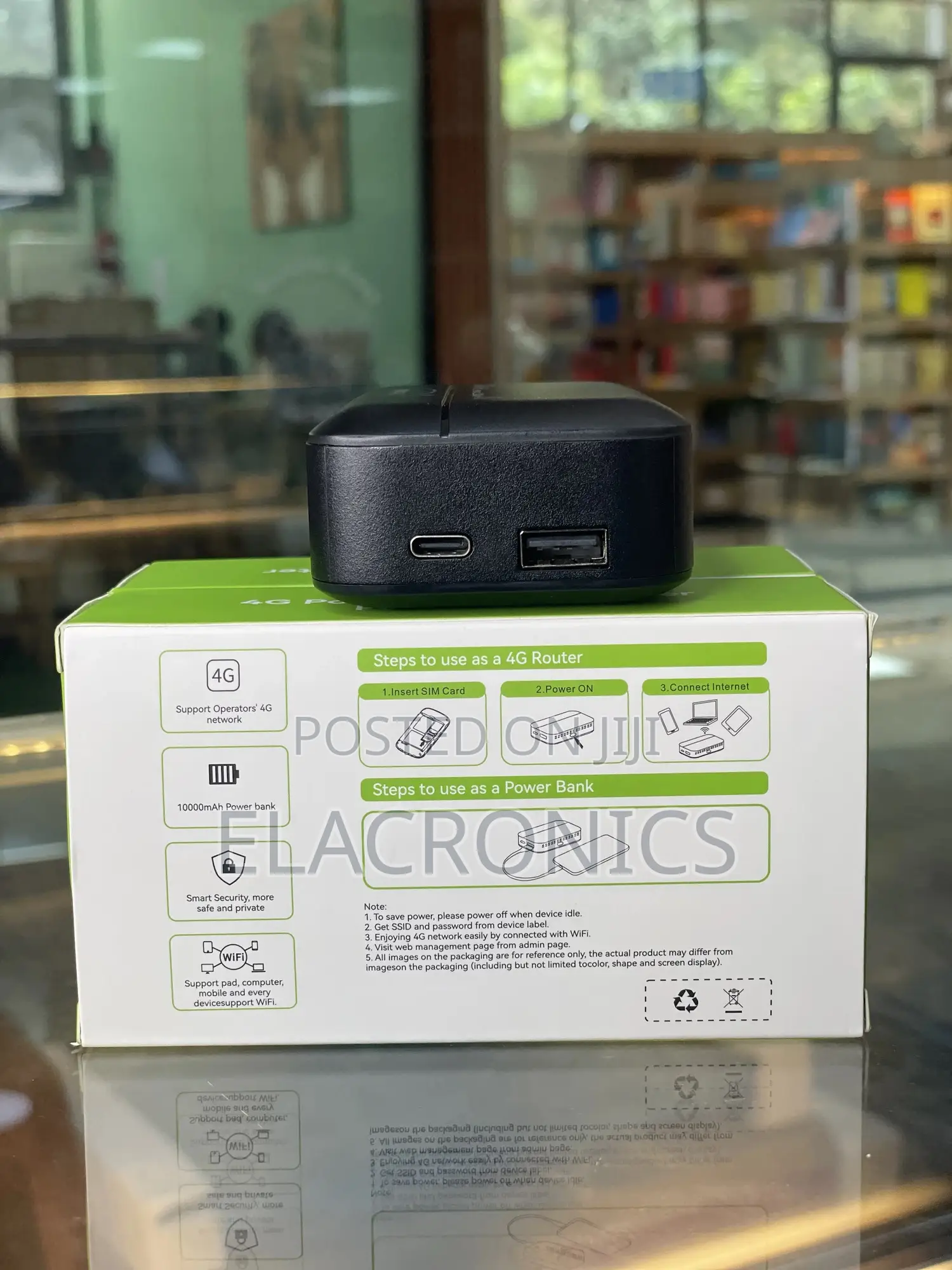 Ruggas Router(Wifi) + Power Bank (2-in-1)