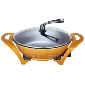 Mccarron Electric Grill Pan (32cm) - ሁለገብ የኤሌክትሪክ ማብሰያ ድስት