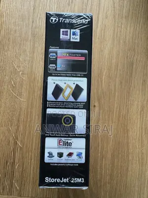 Transcend External Hard Disk With 2 and 1 Tb Used and New