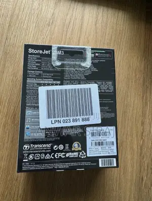 Transcend External Hard Disk With 2 and 1 Tb Used and New