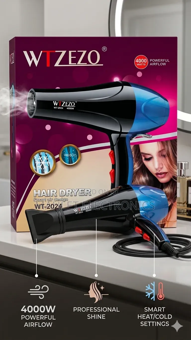 ​Phone Hair Dryer — ተንቀሳቃሽ እና ኃይለኛ የፀጉር ማድረቂያ