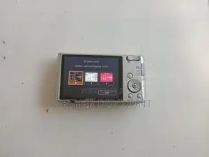 Used Silver Sony Digital Camera Without Memory Card