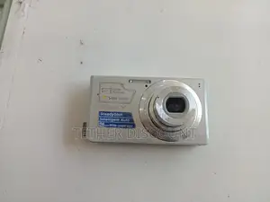 Used Silver Sony Digital Camera Without Memory Card