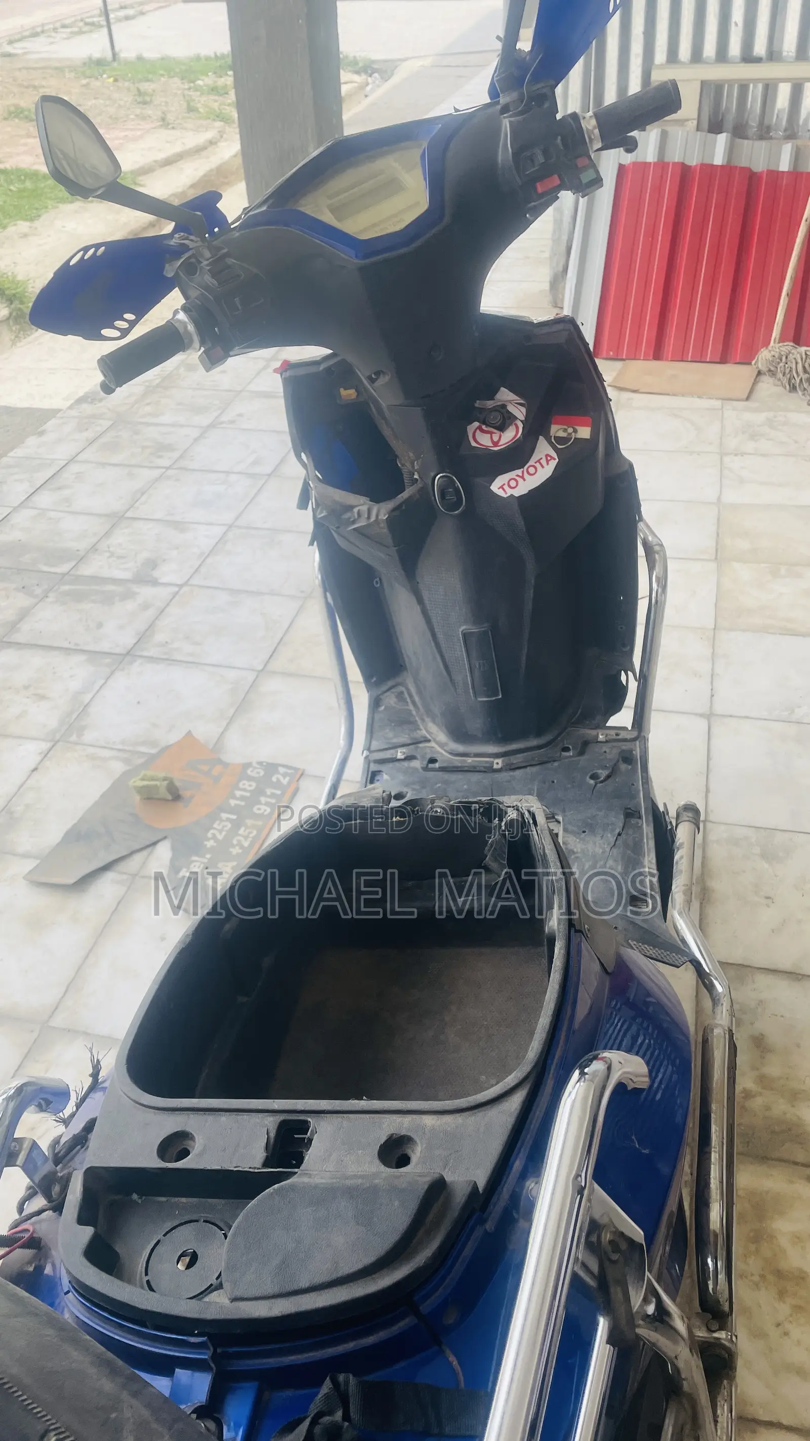 Motorcycle 2021 Blue