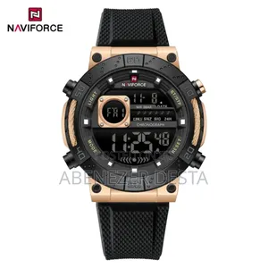 Naviforce Nf9241t Digital Rubber Wristwatch.
