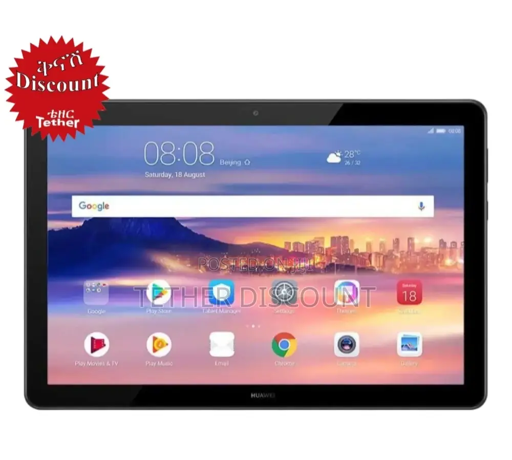 New Huawei MediaPad T5 128 GB Black