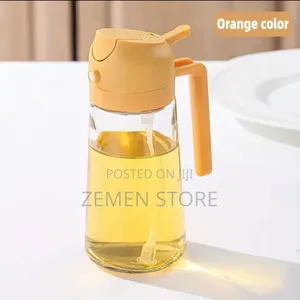 2-in-1 Glass Oil Spray Dispenser Bottle - 600ml የዘይት መርጫ