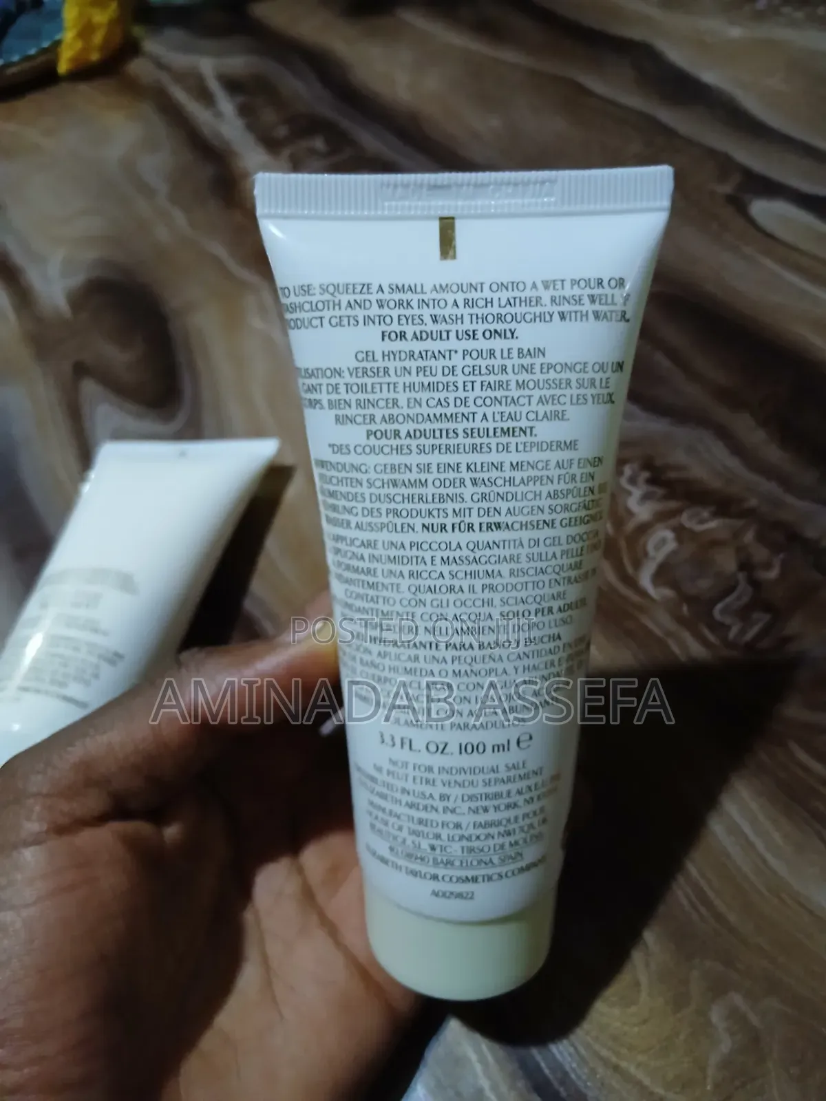 Elizabeth Taylor White Diamonds Body Cream Wash