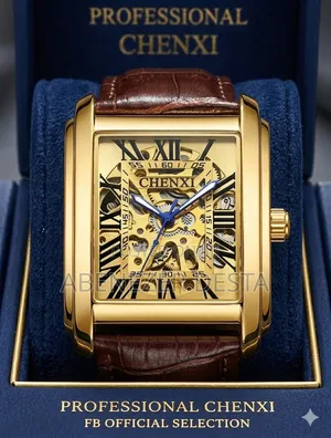Chenxi 8816 Business Gentlemen Mechanical Watch a Gold-Toned Square