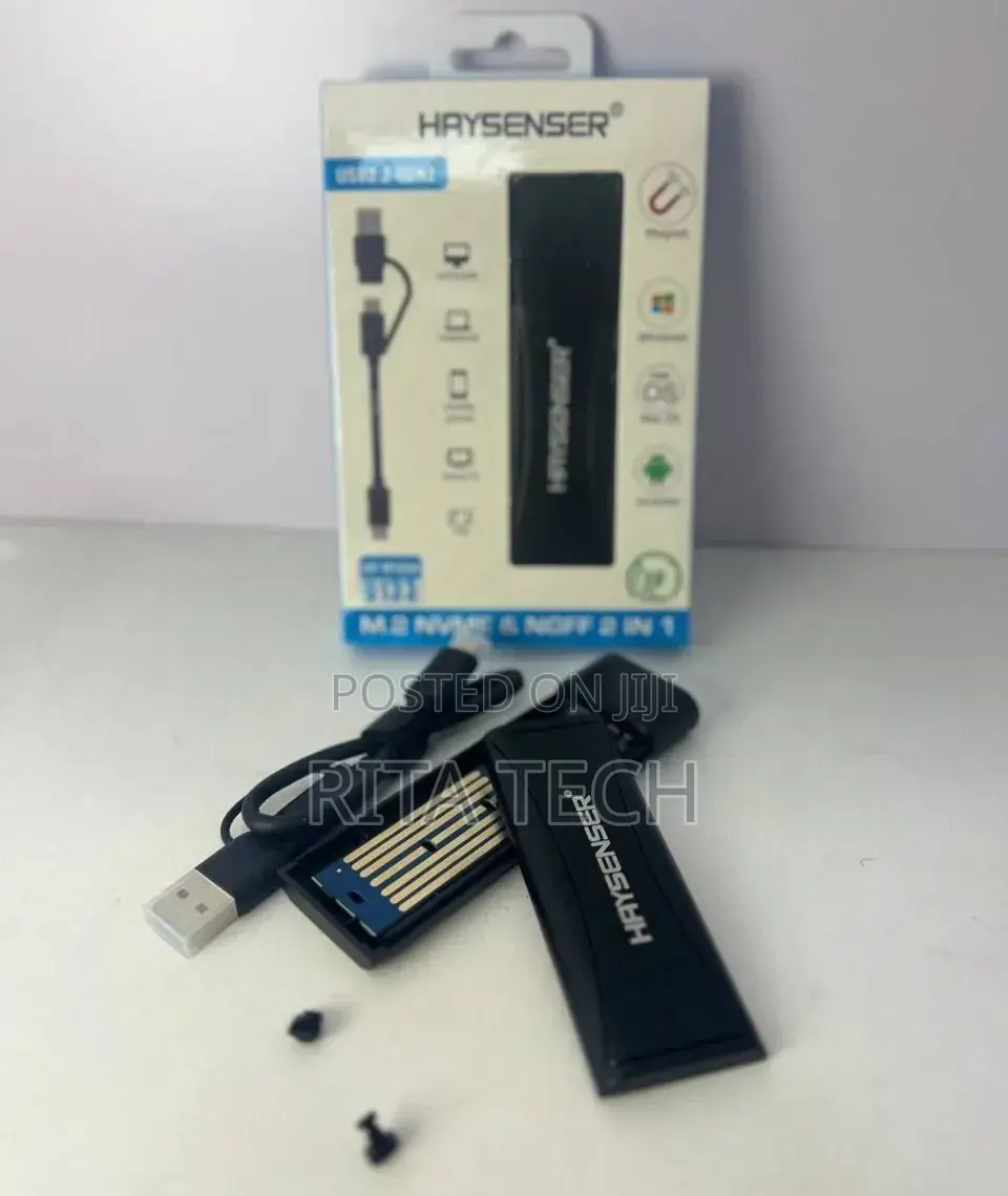 Haysenser Hy-M1058 M.2 Nvme NGFF 2-in-1 Enclosure
