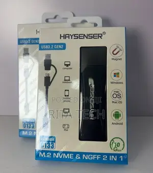 Haysenser Hy-M1058 M.2 Nvme NGFF 2-in-1 Enclosure