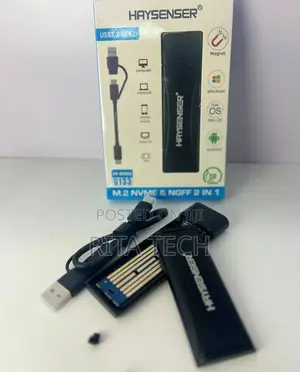 Haysenser Hy-M1058 M.2 Nvme NGFF 2-in-1 Enclosure