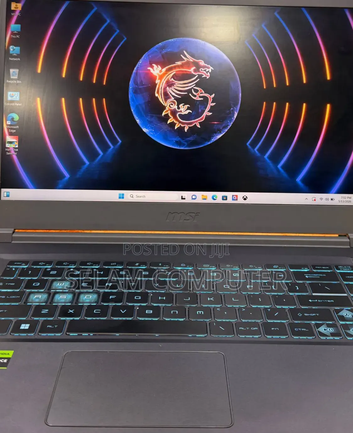 New Laptop MSI GF63 16GB Intel Core i7 SSD 512GB