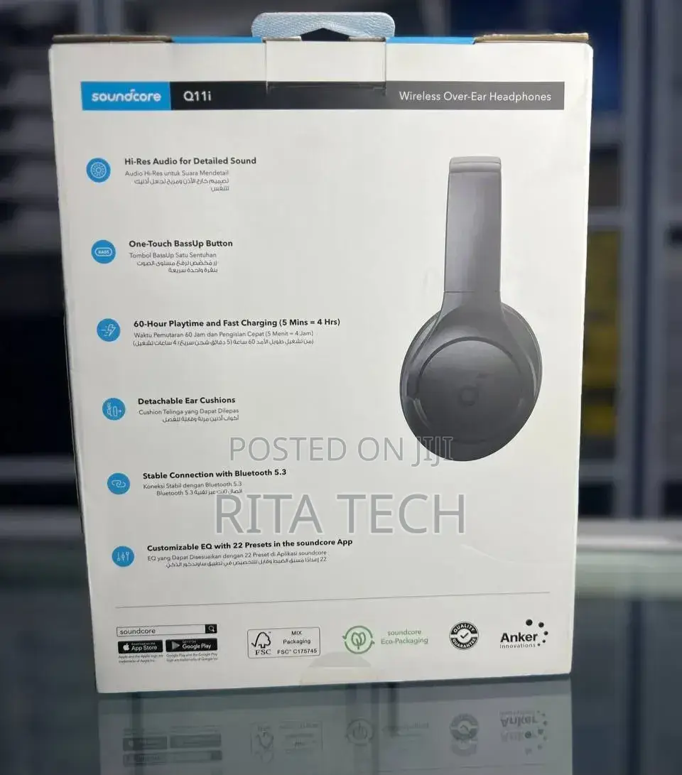 Soundcore Q11i Wireless Over-Ear Headphones