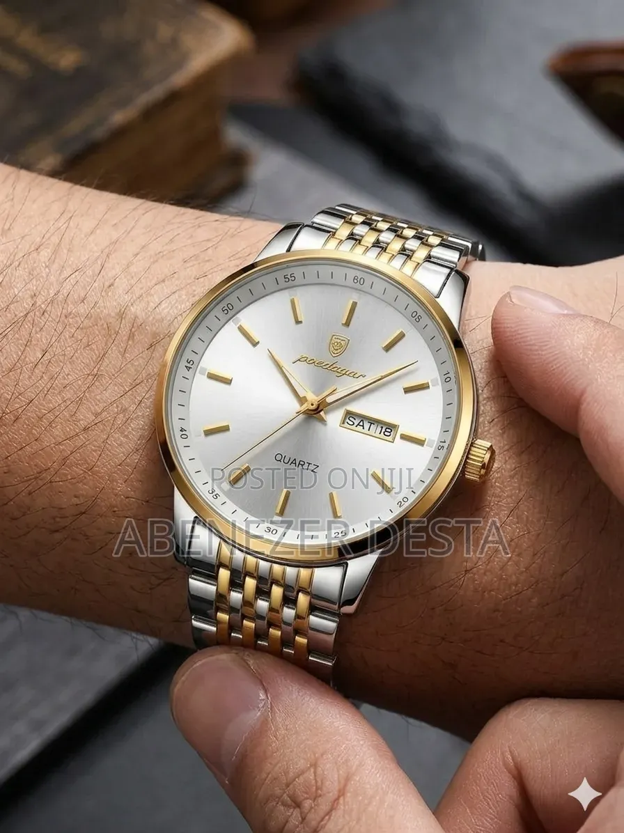 Poedagar Featuring a Two-Tone Silver and Gold Stainless