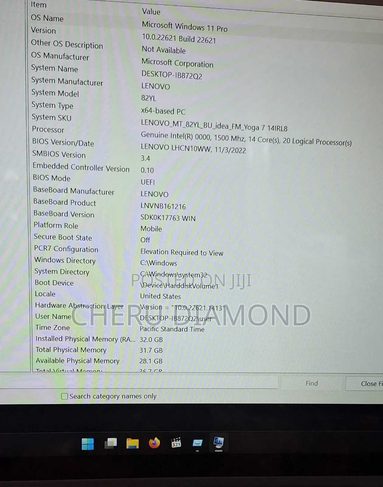 New Laptop Lenovo Yoga 7 15ITL5 32GB SSD 1T