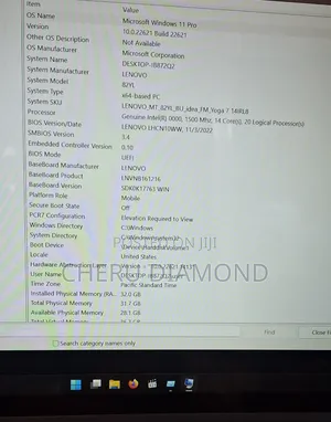 New Laptop Lenovo Yoga 7 15ITL5 32GB SSD 1T