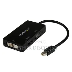 Mini Display Port to Vga,Dvi or Hdmi 3-In1video Converter Adapter