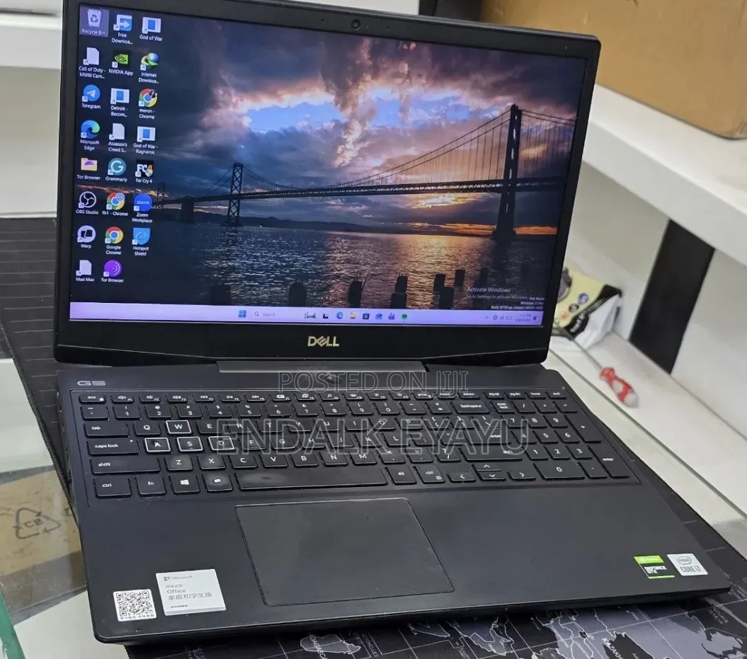 New Laptop Dell G15 5511 32GB Intel Core i7 SSD 512GB