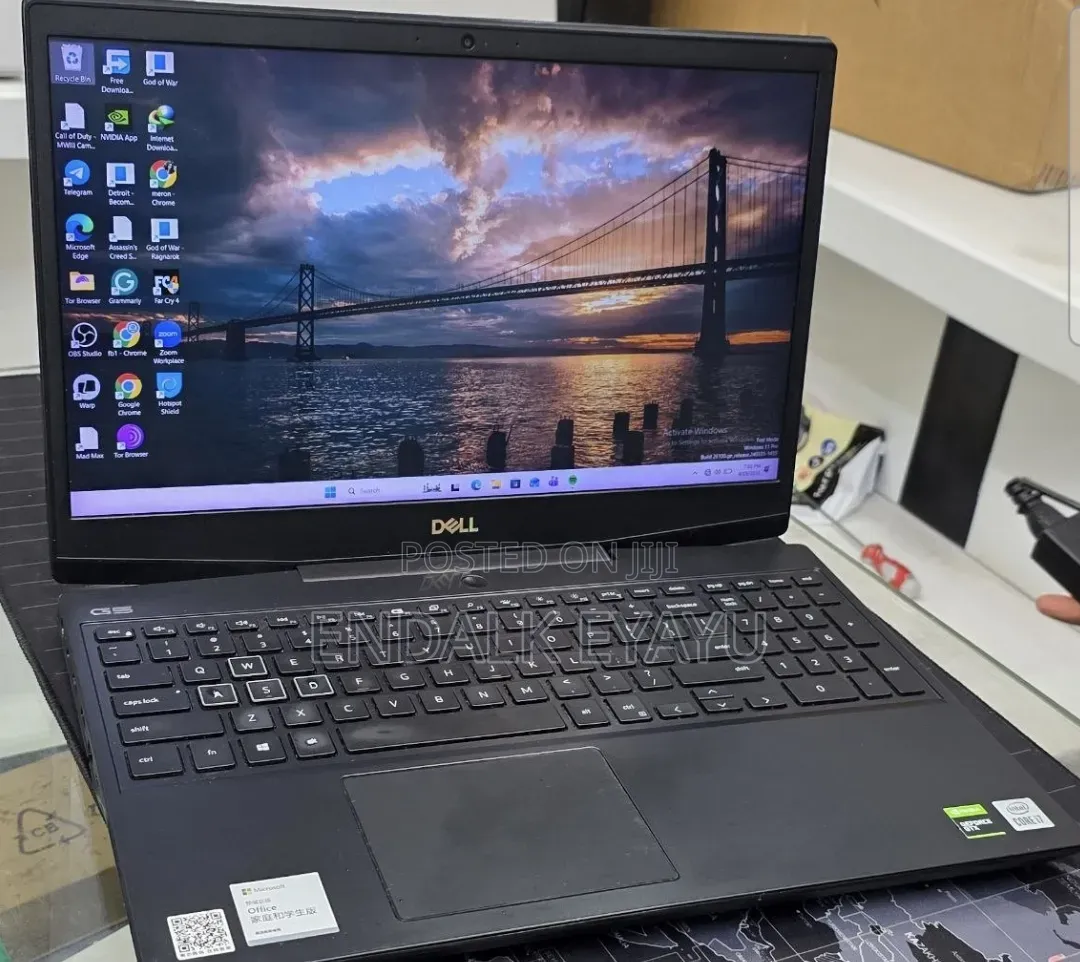 New Laptop Dell G15 5511 32GB Intel Core i7 SSD 512GB