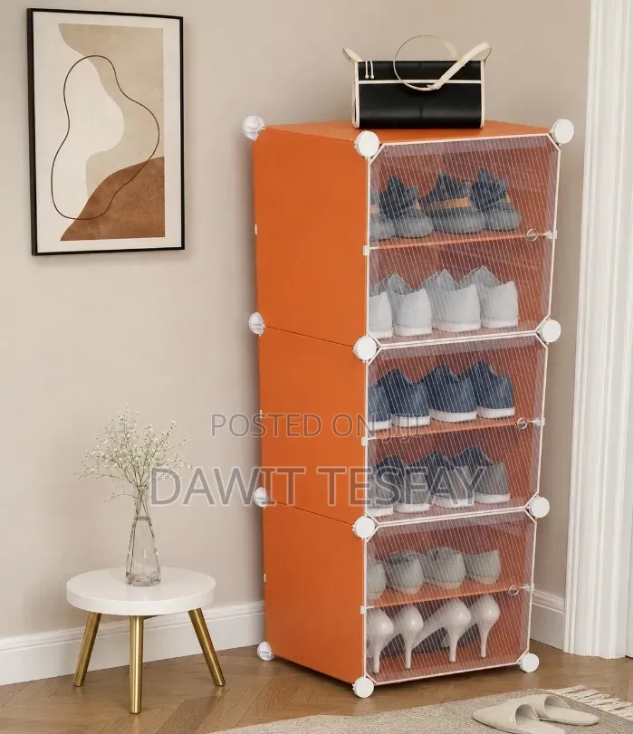 Storage Wardrobe (Metal + Plastic )