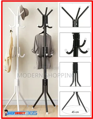 Standing Coat, Jacket, Tie, and Hat Hanger