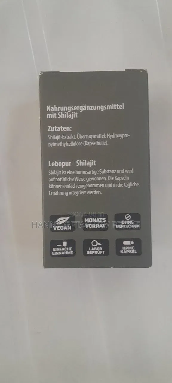 Lebe Pur Shilajit Capsules – 1000mg