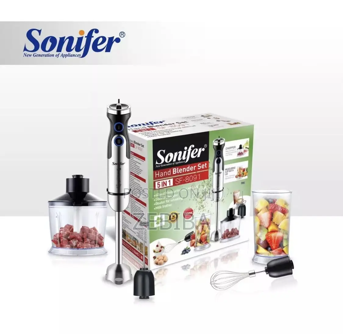 Sonifer A 5-in-1 Hand Blender