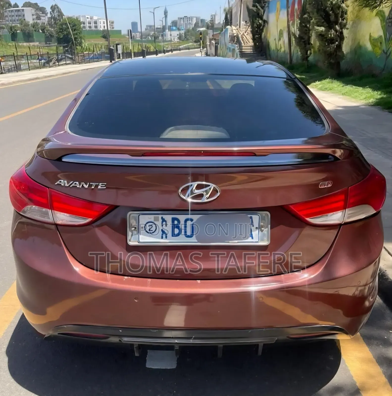 Hyundai Avante 2013 Red