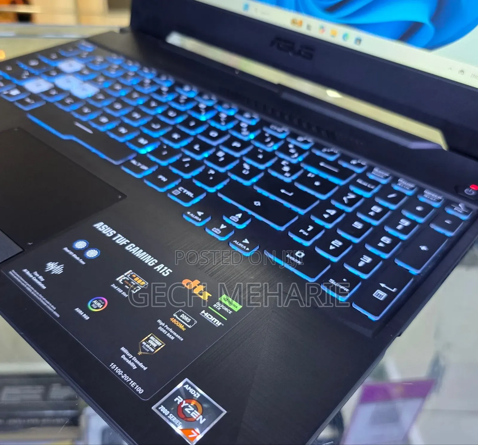 New Laptop Asus TUF Gaming A15 16GB AMD Ryzen 7 SSD 512GB