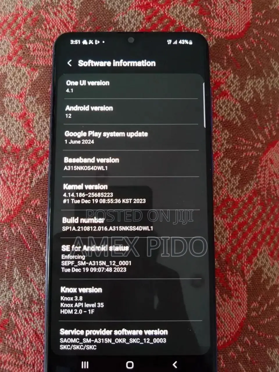 Samsung Galaxy A31 64 GB Blue