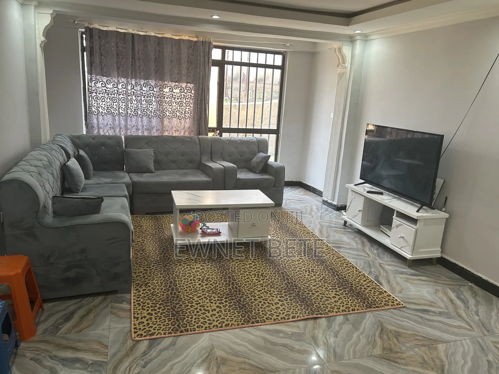 Sofa and Center Table