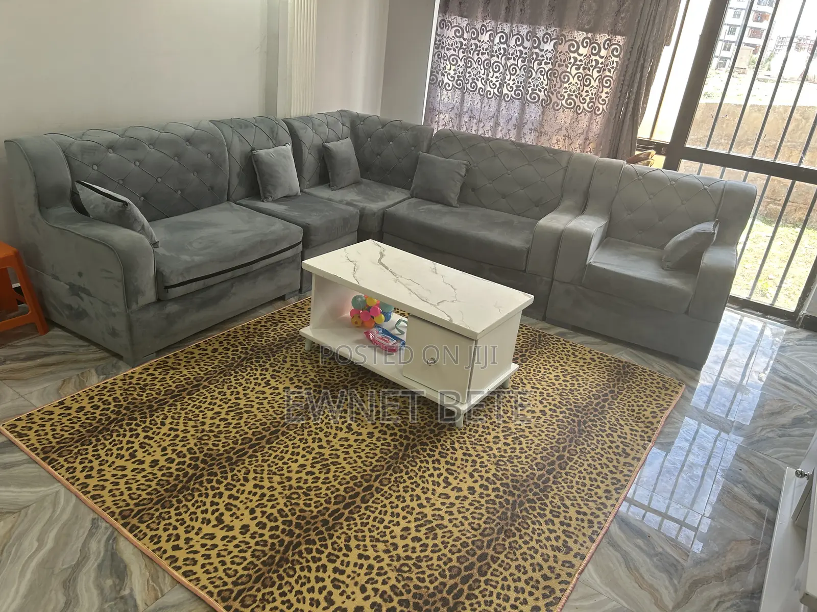 Sofa and Center Table