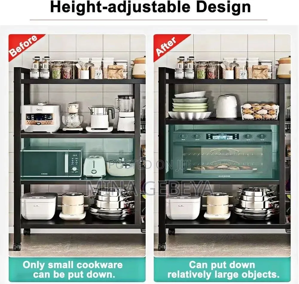4 Layer Metal Storage Shelf