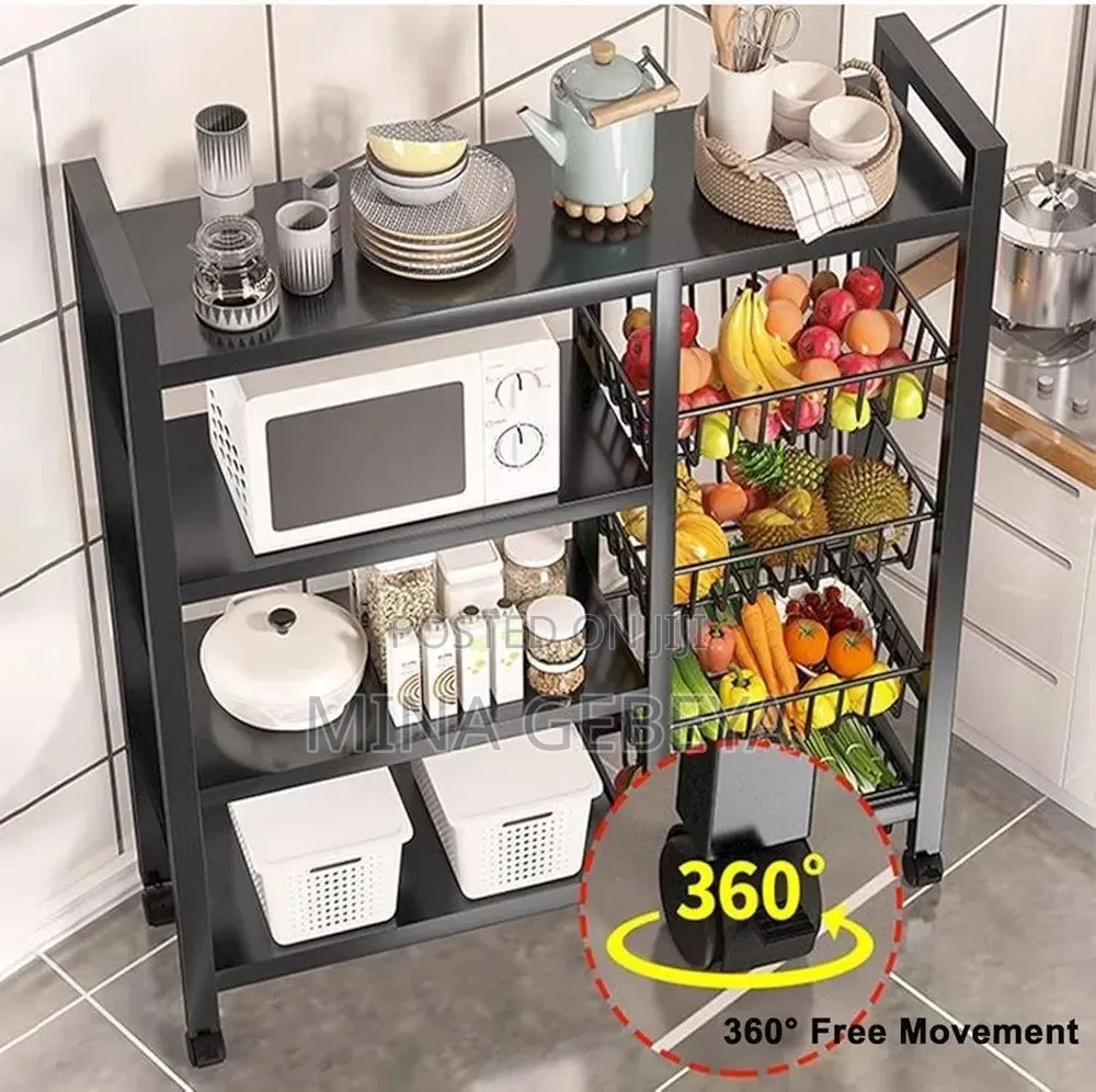 4 Layer Metal Storage Shelf
