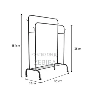 Welhome Heavy Duty Double Rail Garment Rack
