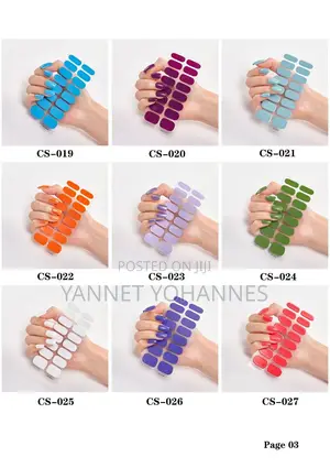 Press-on Nails Sticker Set – Full Cover Nail Wraps