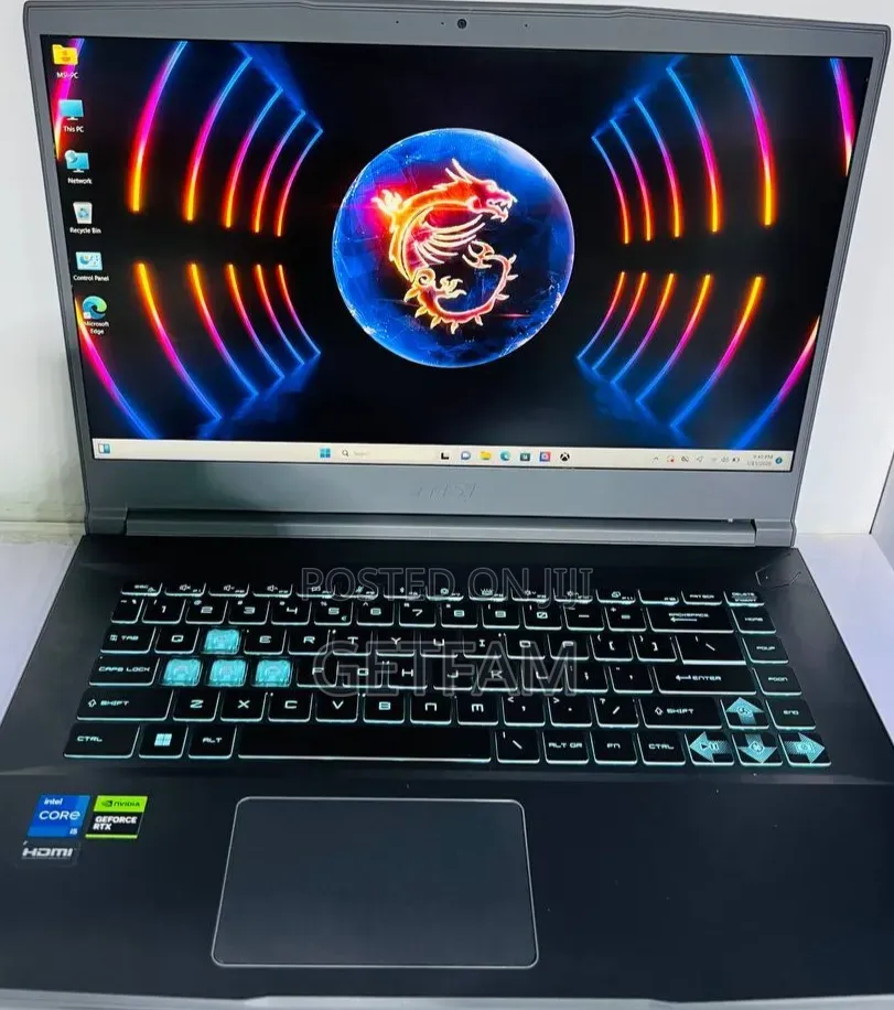New Laptop MSI GF63 16GB Intel Core i5 SSD 512GB