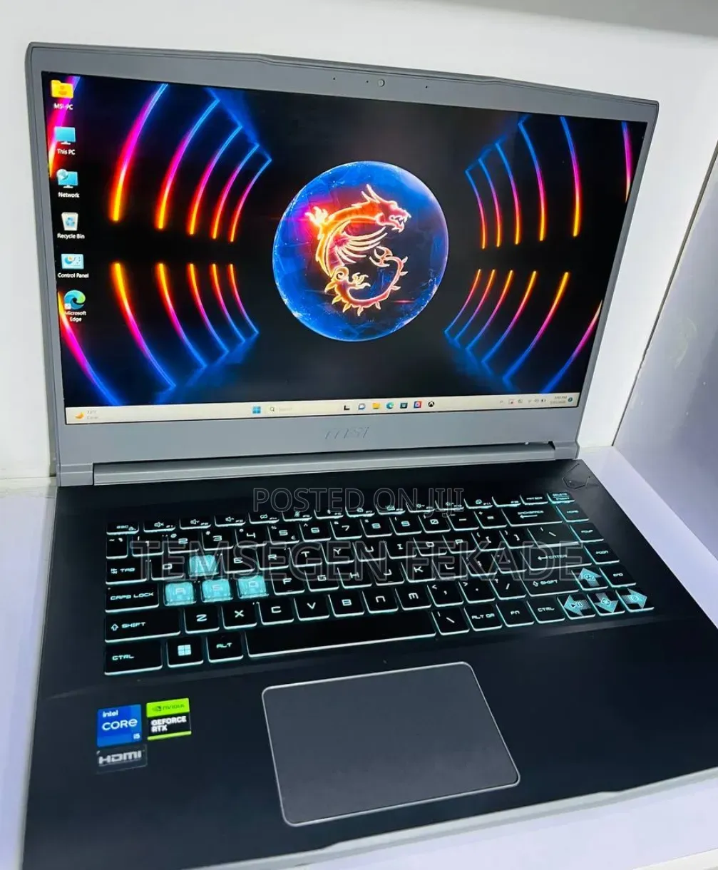 New Laptop MSI GF75 Thin 16GB Intel Core i5 SSD 512GB