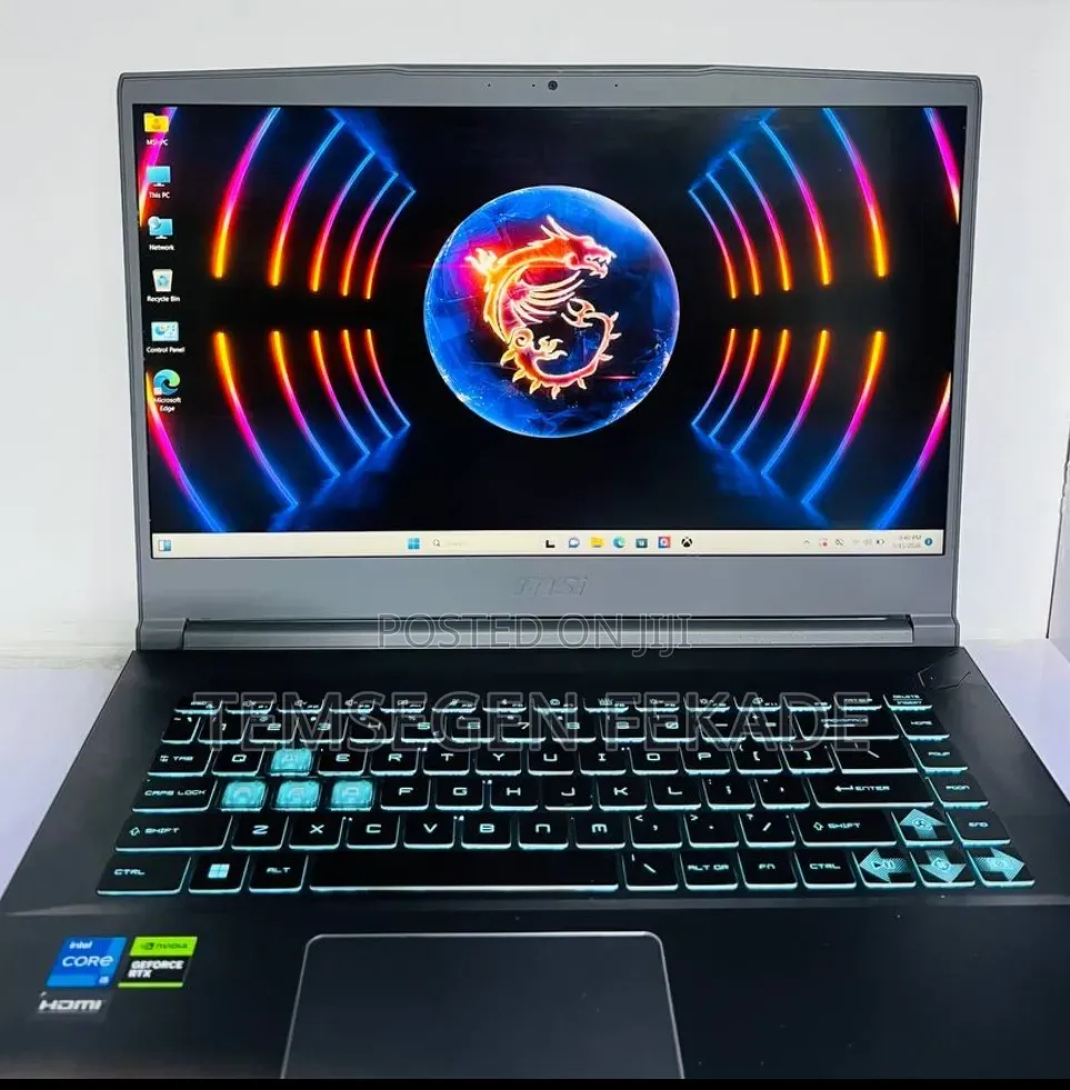 New Laptop MSI GF75 Thin 16GB Intel Core i5 SSD 512GB