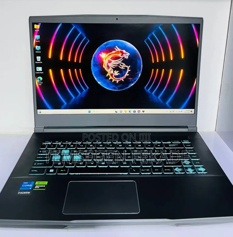 New Laptop MSI GF75 Thin 16GB Intel Core i5 SSD 512GB