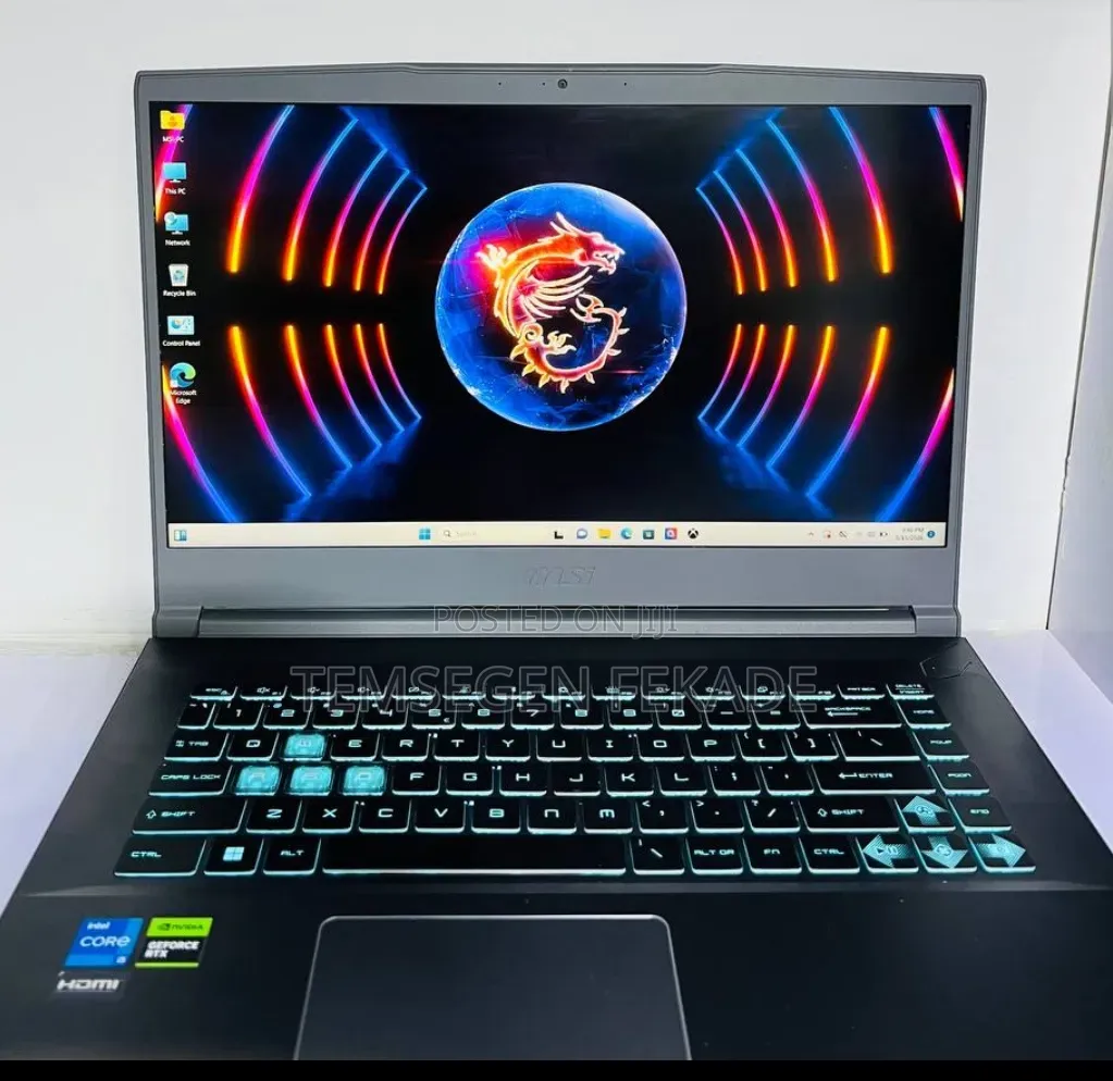 New Laptop MSI GF75 Thin 16GB Intel Core i5 SSD 512GB