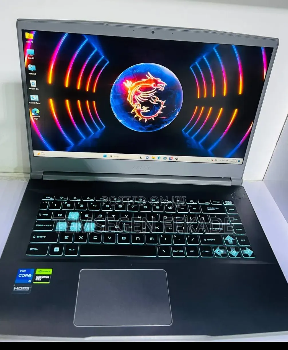 New Laptop MSI GF75 Thin 16GB Intel Core i5 SSD 512GB