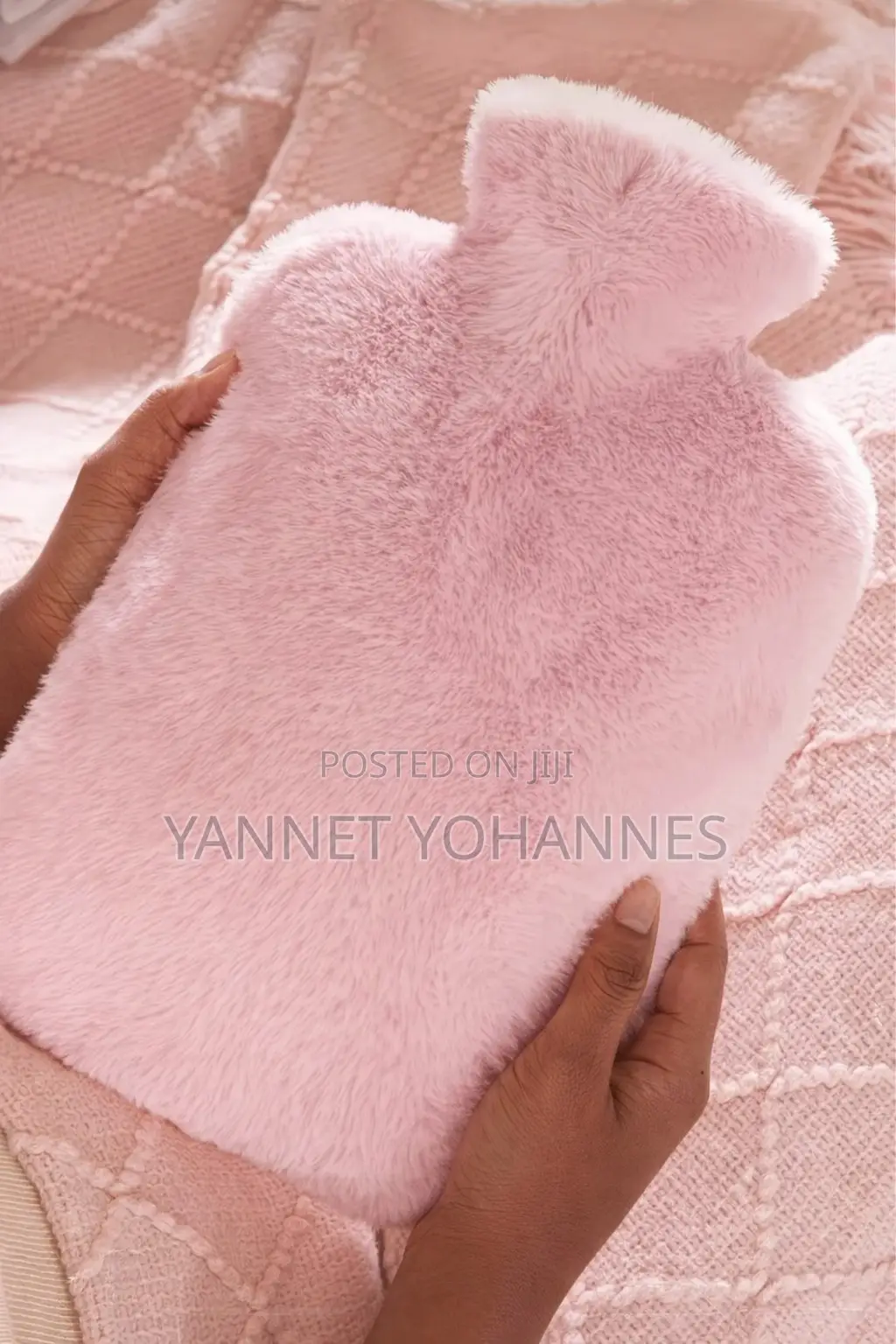 Hot Water Bottle With Soft Fur Cover – Reusable Warmer
