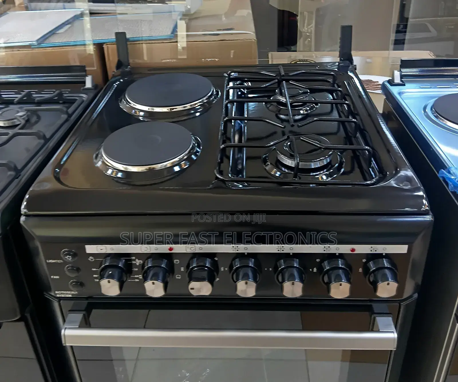 Kumtel 60x60 Freestanding Oven 2 Gas 2 Electric Oven