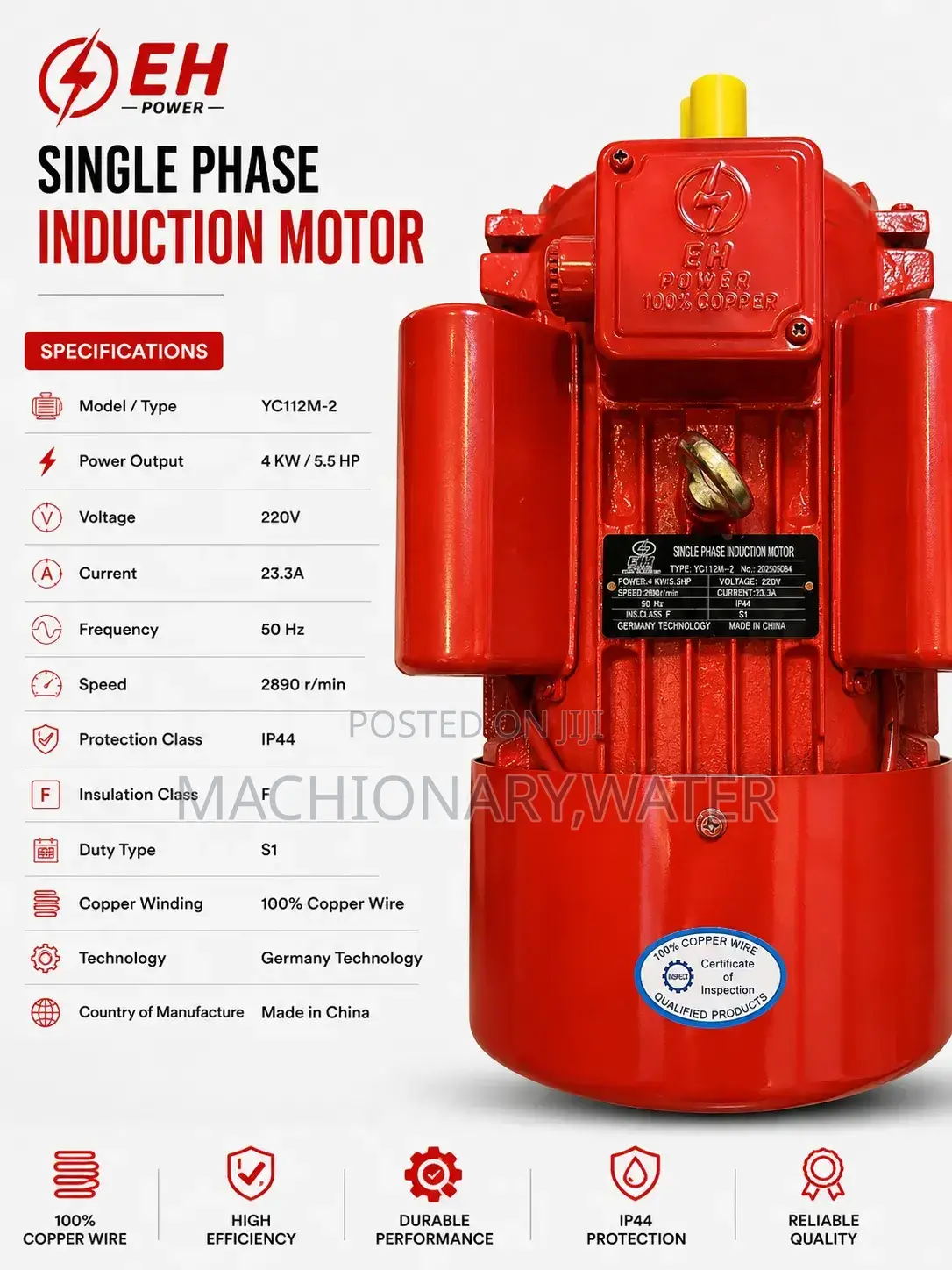 Electric Motor (Dinamo)5.5hp